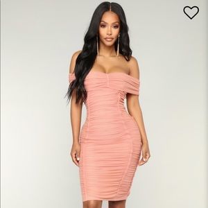 Ruched Dress-Fashion Nova